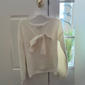 Francesca’s Bow Tie Women’s S Sweater